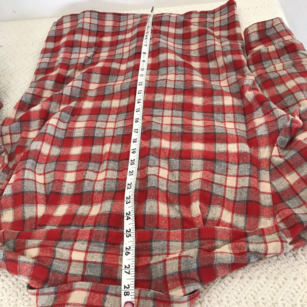 VTG Pendleton Loop Collar Board Shirt Mens Medium Wool 60s Shadow Plaid Lot Of 3 - Picture 8 of 8